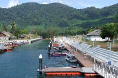 Tekek harbour