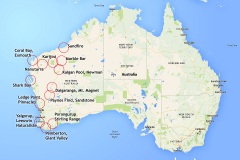 Visited places